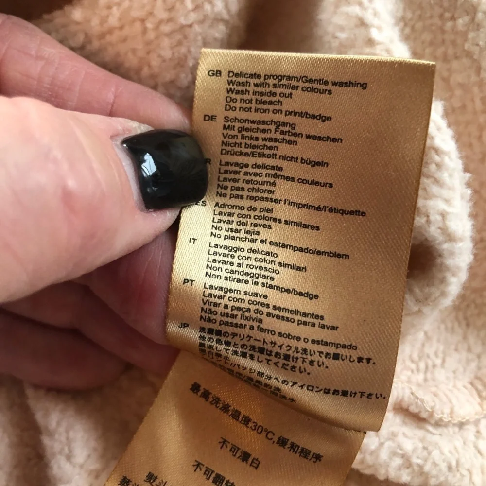Scotch & Soda Club Nomade Pink Cream Blend Hoodie